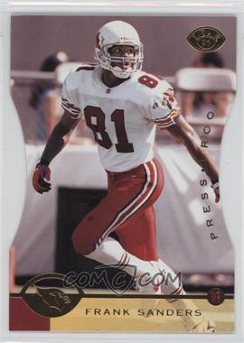 1996 Leaf - [Base] - Press Proof Die-Cut #135 - Frank Sanders /2000