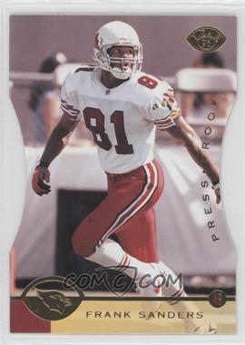 1996 Leaf - [Base] - Press Proof Die-Cut #135 - Frank Sanders /2000