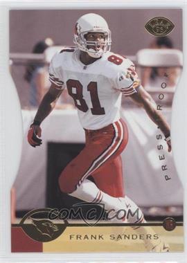 1996 Leaf - [Base] - Press Proof Die-Cut #135 - Frank Sanders /2000