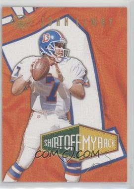 1996 Leaf - Shirt Off My Back - Promos #7 - John Elway /2500