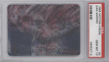 1996 Movi Motionvision - [Base] #_DAMA.1 - Dan Marino [PSA 10 GEM MT]