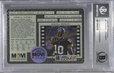 1996 Movi Motionvision - [Base] #_KOST.2 - Kordell Stewart (Players, referee in background) [BAS BGS Authentic]