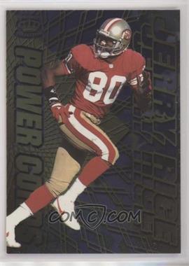 1996 Pacific Crown Collection - Power Corps - Foil #PC-14 - Jerry Rice