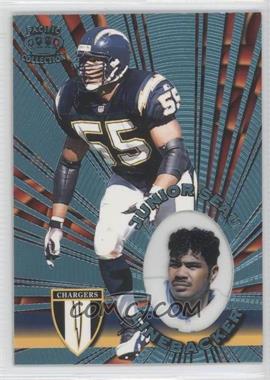 1996 Pacific Invincible - [Base] - Platinum Blue #I-126 - Junior Seau