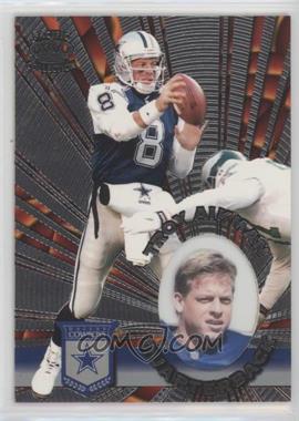 1996 Pacific Invincible - [Base] - Silver #I-36 - Troy Aikman