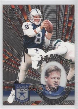 1996 Pacific Invincible - [Base] - Silver #I-36 - Troy Aikman