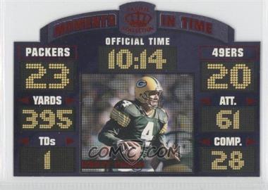 1996 Pacific Litho-Cel - Moments in Time #MT-11 - Brett Favre