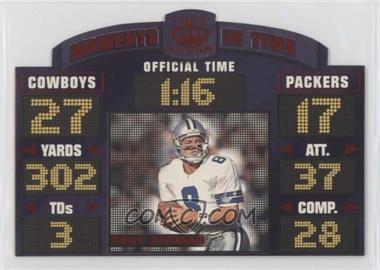 1996 Pacific Litho-Cel - Moments in Time #MT-4 - Troy Aikman