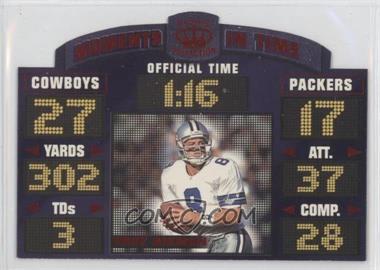 1996 Pacific Litho-Cel - Moments in Time #MT-4 - Troy Aikman