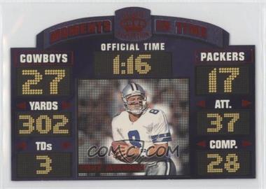 1996 Pacific Litho-Cel - Moments in Time #MT-4 - Troy Aikman