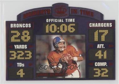 1996 Pacific Litho-Cel - Moments in Time #MT-8 - John Elway