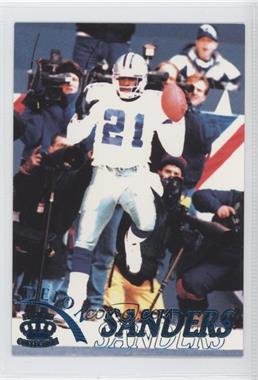 1996 Pacific Pure NFL Gridiron - [Base] - Platinum Blue #33 - Deion Sanders