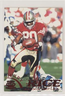 1996 Pacific Pure NFL Gridiron - [Base] - Red #110 - Jerry Rice