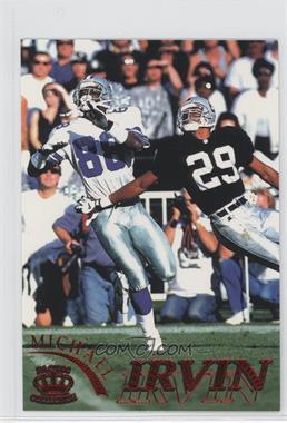 1996 Pacific Pure NFL Gridiron - [Base] - Red #31 - Michael Irvin