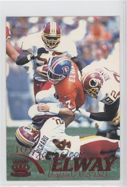 1996 Pacific Pure NFL Gridiron - [Base] - Red #36 - John Elway