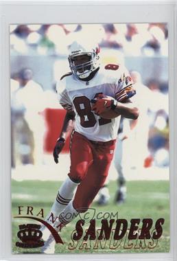 1996 Pacific Pure NFL Gridiron - [Base] - Red #4 - Frank Sanders [Noted]