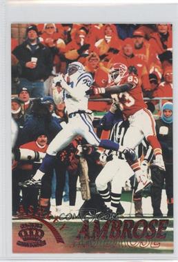 1996 Pacific Pure NFL Gridiron - [Base] - Red #52 - Ashley Ambrose