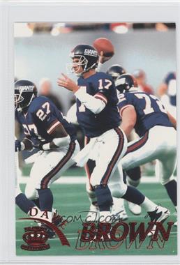 1996 Pacific Pure NFL Gridiron - [Base] - Red #79 - Dave Brown