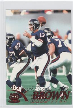 1996 Pacific Pure NFL Gridiron - [Base] - Red #79 - Dave Brown