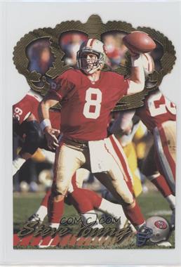 1996 Pacific Pure NFL Gridiron - Gold Crown Die-Cut #GC-7 - Steve Young