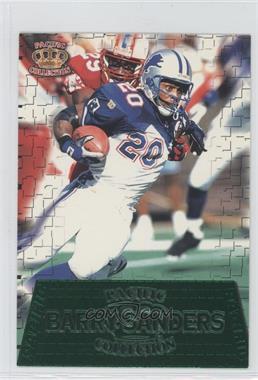 1996 Pacific Pure NFL Gridiron - Pacific Collection - Green #GG-16 - Barry Sanders