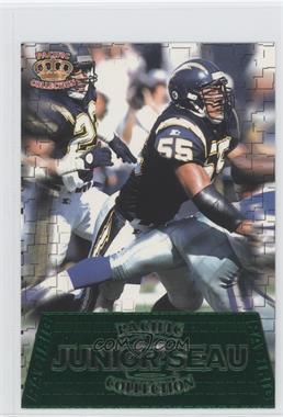 1996 Pacific Pure NFL Gridiron - Pacific Collection - Green #GG-38 - Junior Seau
