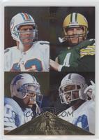 Checklist - Dan Marino, Brett Favre, Barry Sanders, Emmitt Smith