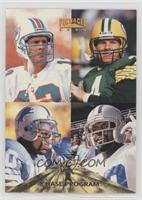 Checklist - Dan Marino, Brett Favre, Barry Sanders, Emmitt Smith