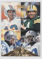 Checklist - Dan Marino, Brett Favre, Barry Sanders, Emmitt Smith