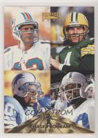 Checklist - Dan Marino, Brett Favre, Barry Sanders, Emmitt Smith