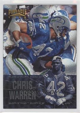 1996 Pinnacle - Black N' Blue #13 - Chris Warren