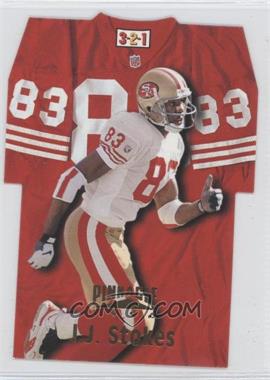 1996 Pinnacle - Die-Cut Jerseys #13 - J.J. Stokes