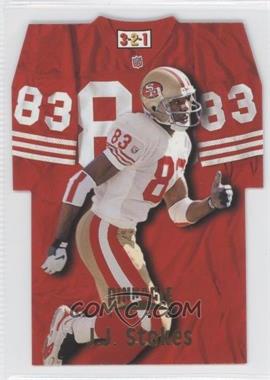 1996 Pinnacle - Die-Cut Jerseys #13 - J.J. Stokes