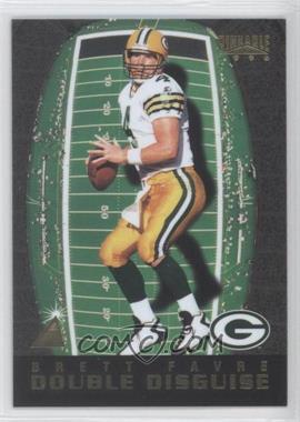1996 Pinnacle - Double Disguise #14.2 - Brett Favre, Kerry Collins (Peeled)