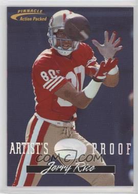 1996 Pinnacle Action Packed - [Base] - Artist's Proof #11 - Jerry Rice