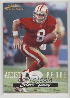 1996 Pinnacle Action Packed - [Base] - Artist's Proof #16 - Steve Young