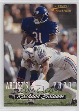 1996 Pinnacle Action Packed - [Base] - Artist's Proof #34 - Rashaan Salaam