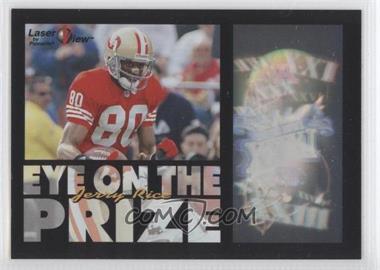 1996 Pinnacle Laser View - Eye on the Prize #5 - Jerry Rice