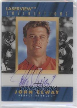 1996 Pinnacle Laser View - Inscriptions #_JOEL - John Elway /3100