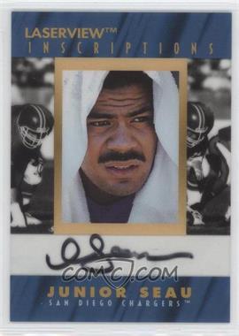 1996 Pinnacle Laser View - Inscriptions #_JUSE - Junior Seau /3000