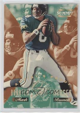 1996 Pinnacle Summit - [Base] - Artist's Proof #195 - Quarter Horses - Mark Brunell