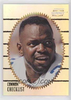 1996 Pinnacle Summit - [Base] - Premium Stock #197 - Checklist - Emmitt Smith