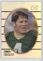 Checklist - Brett Favre