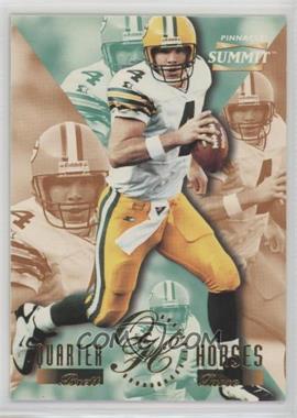 1996 Pinnacle Summit - [Base] #192 - Quarter Horses - Brett Favre