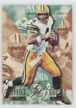 1996 Pinnacle Summit - [Base] #192 - Quarter Horses - Brett Favre