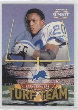 1996 Pinnacle Summit - Turf Team #6 - Barry Sanders /4000