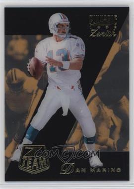 1996 Pinnacle Zenith - Z Team #12 - Dan Marino