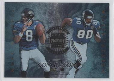 1996 Playoff Absolute - Quad Series #14 - Mark Brunell, Willie Jackson, Rob Johnson, James Stewart