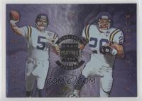 Warren Moon, Cris Carter, Chad May, Robert Smith [Good to VG‑EX]