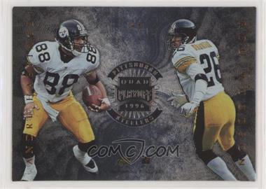 1996 Playoff Absolute - Quad Series #24 - Ernie Mills, Kordell Stewart, Andre Hastings, Rod Woodson [EX to NM]